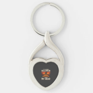 Porte-clés Toujours Citrouille de Halloween Design de Sorcièr