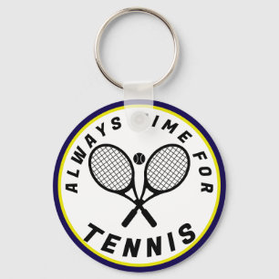 Porte-clés Toujours du temps pour le tennis