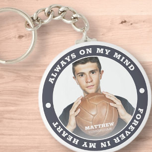 Porte-clés Toujours sur mon coeur Moderne Simple Photo person