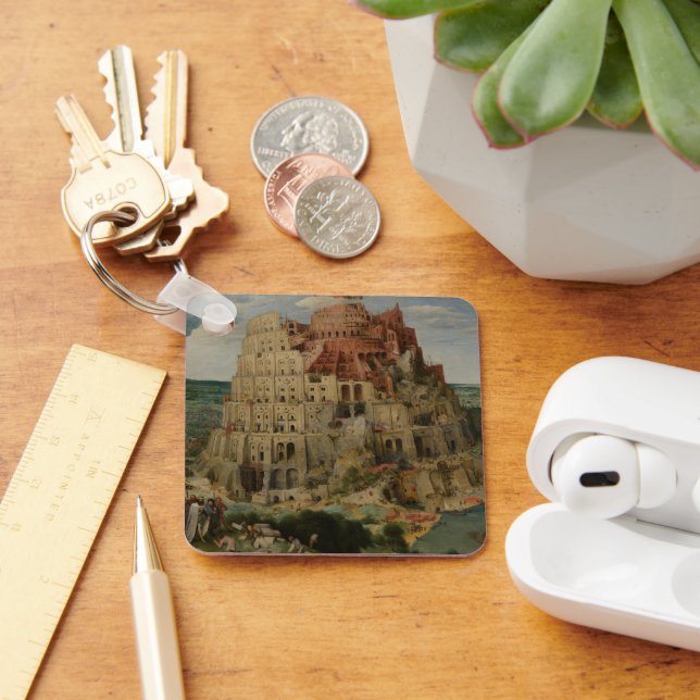 Porte-clés Tour de Babel de Pierre Bruegel l'Ancien (Bureau)