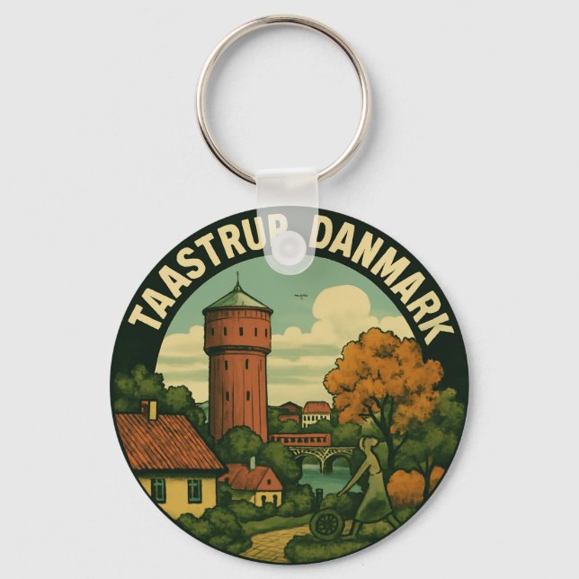Porte-clés Tour de Taastrup Danemark (Recto)