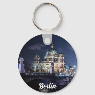 Porte-clés Tour de télévision et Cathédrale de Berlin à Berli