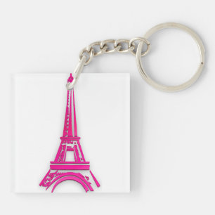 Porte-clés Tour Eiffel 3d, clipart France
