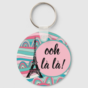 Porte-clés Tour Eiffel française Tendance Ooh la la!/ Monogra
