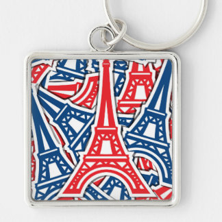 Porte-clés Tour Eiffel, France Motif