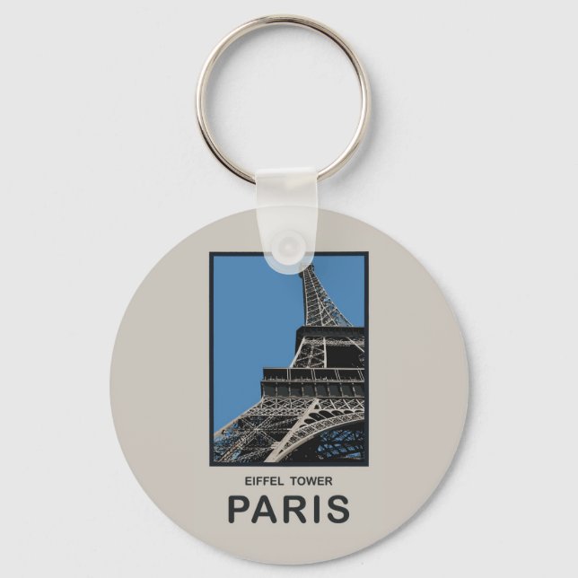 Porte-clés Tour Eiffel Paris (Recto)
