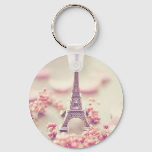 Porte-clés Tour Eiffel simple porte - clé. (Recto)