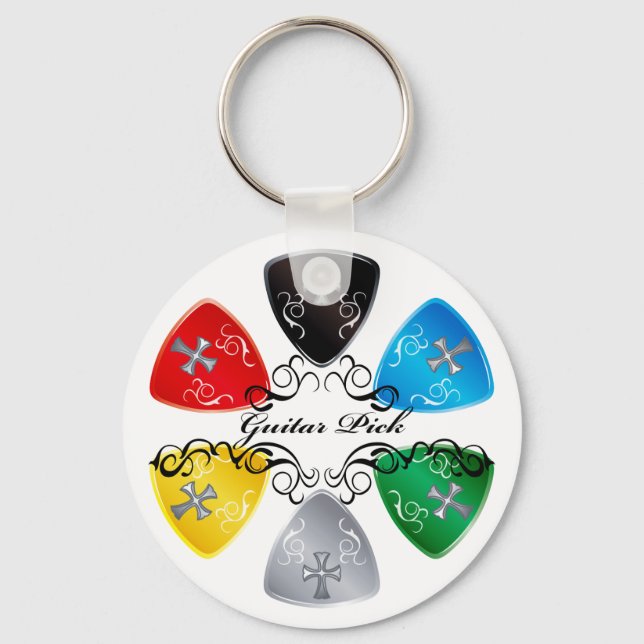 Porte-clés Tour Onglet de guitare (Recto)