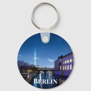 Porte-clés Tour TV et île musée à Berlin, Allemagne