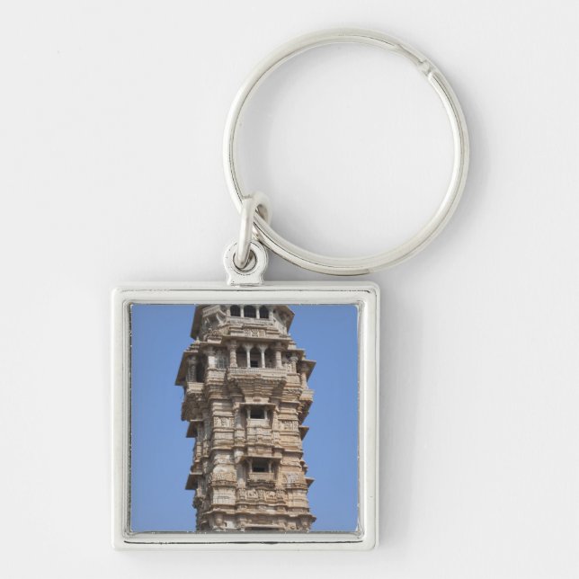 Porte-clés Tour Victoria dans le fort de Chittorgarh, Inde (Devant)