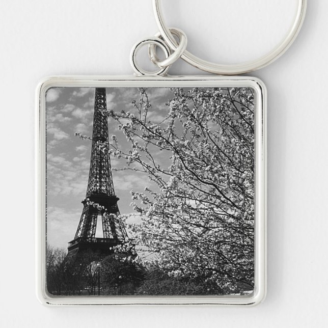 Porte-clés Tour vintage Paris Eiffel (Devant)