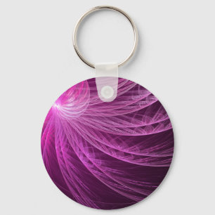 Porte-clés Tourbillon rose Abstrait