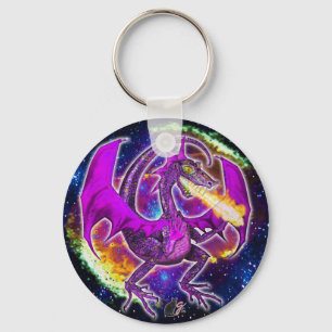 Porte-clés Tourmaline Cosmic Dragon