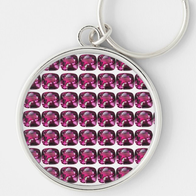 Porte-clés Tourmaline Gemstone rose (Devant)