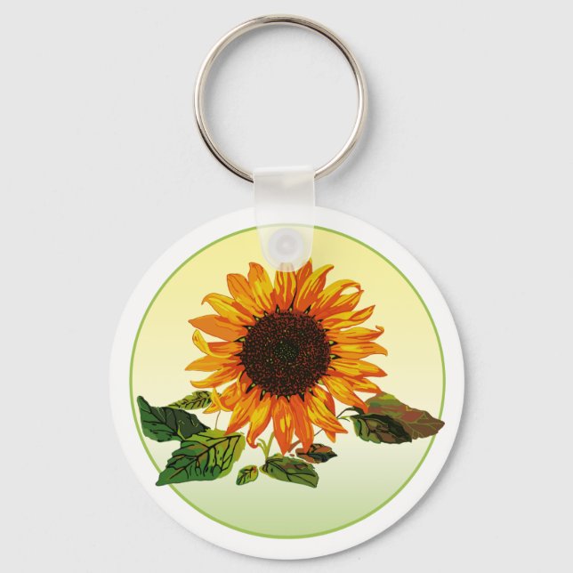 Porte-clés Tournesol (Recto)