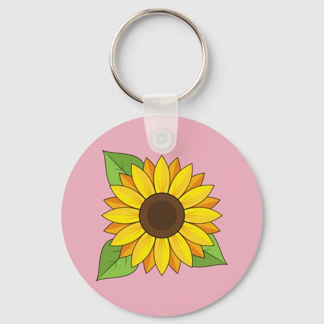 Porte-clés Tournesol (Recto)