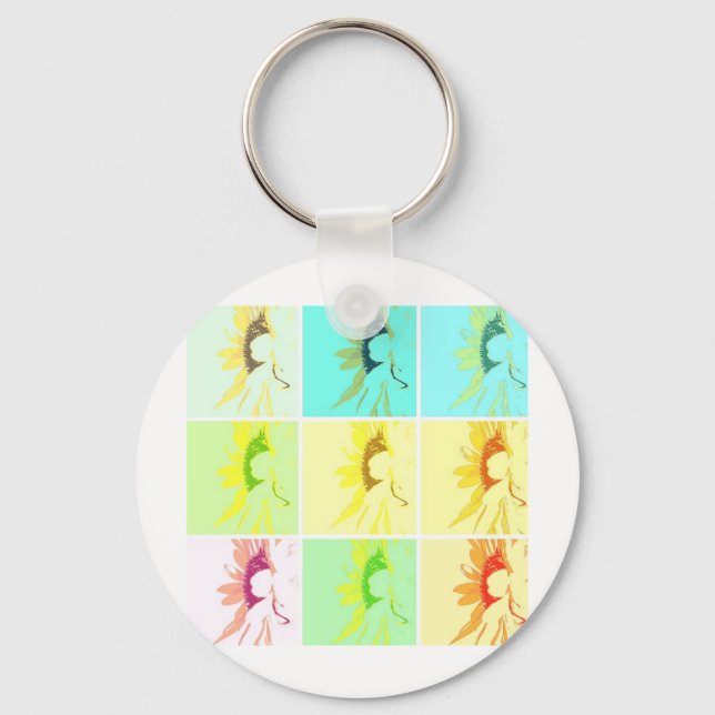 Porte-clés Tournesol (Recto)