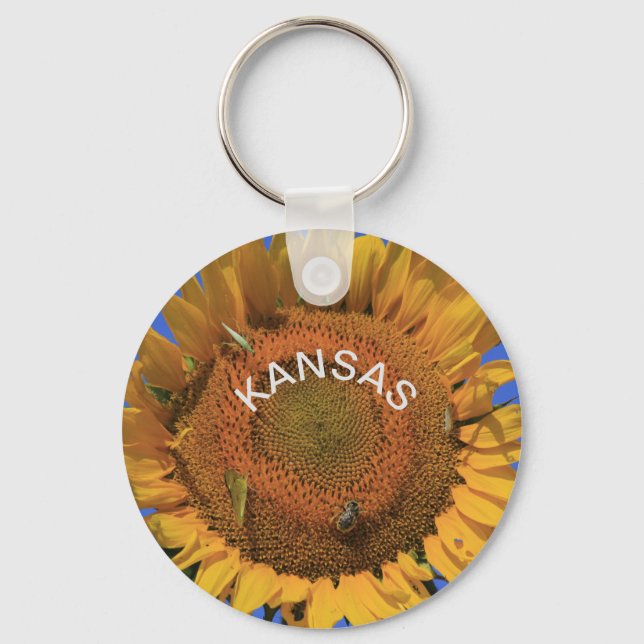 Porte-clés Tournesol coloré du Kansas (Recto)