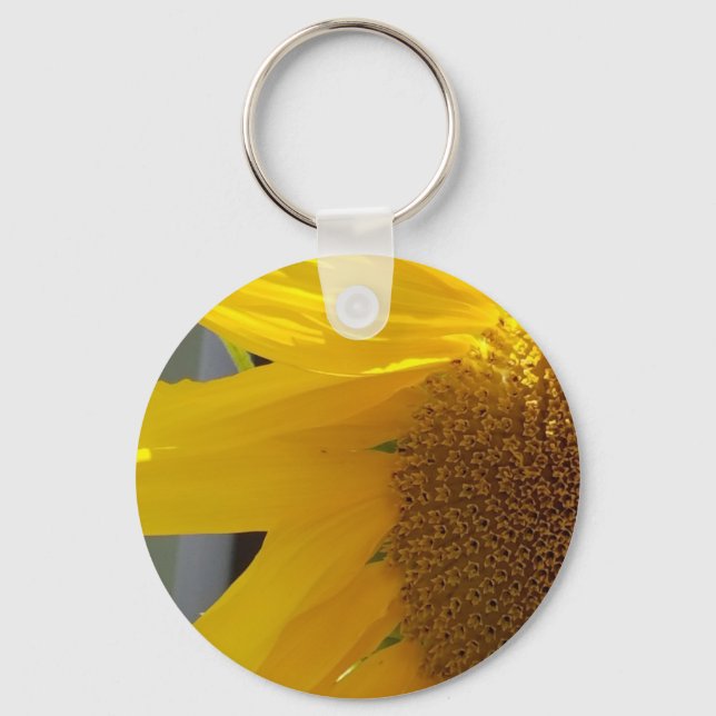 Porte-clés Tournesol jaune vif (Recto)
