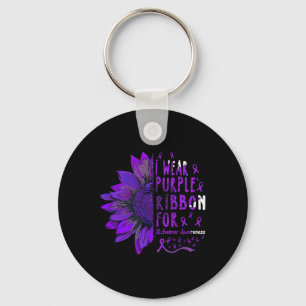 Porte-clés Tournesol Je Porte Du Ruban Violet Pour Heimerheim