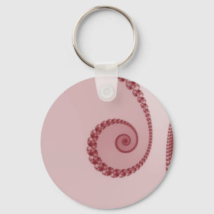 Porte-clés Tournure de Clé Simple en Spirale