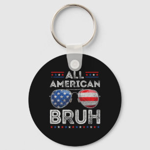 Porte-clés Tous les Américains 4 juillet Boys Patriotic Usa T