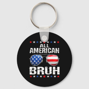 Porte-clés Tous les Américains 4 juillet Boys Patriotic Usa T