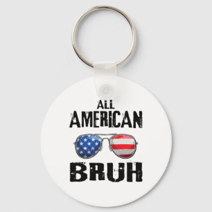 Porte-clés Tous les Américains 4 juillet garçons Ados patriot