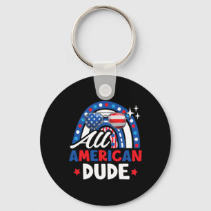 Porte-clés Tous les Américains Dude Funny 4 juillet Patriotiq