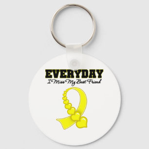 Porte-clés Tous Les Jours Je Manque Mon Meilleur Ami Militair