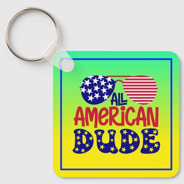Porte-clés Tous les mecs américains (Recto)