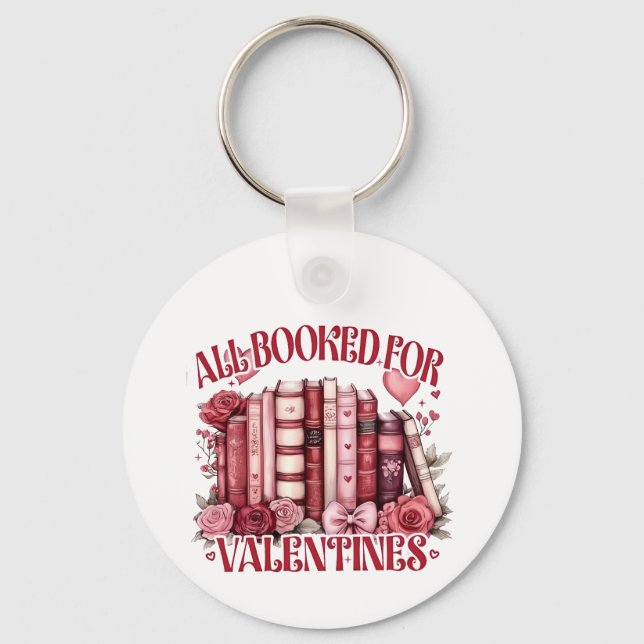 Porte-clés Tous réservés pour Valentine Bookish (Recto)