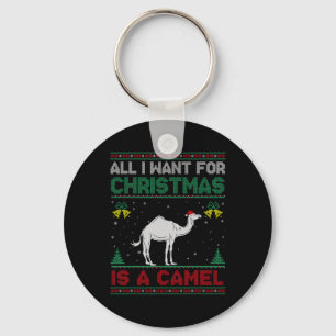 Porte-clés Tout Ce Que Je Veux Pour Noël C'Est Un Chameau Dou