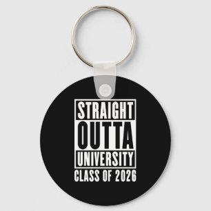 Porte-clés Tout droit sorti de l'université promotion 2026