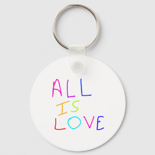 Porte-clés Tout est amour arc-en-ciel coloré fierté LGBTQ gay