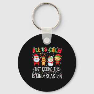 Porte-clés Tout est calme, blague à part, c'est Noël en mater