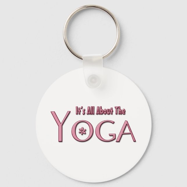 Porte-clés Tout est sur le yoga (Recto)