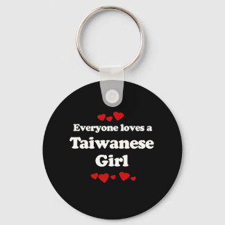 Porte-clés Tout le monde aime un T-shirt féminin taïwanais