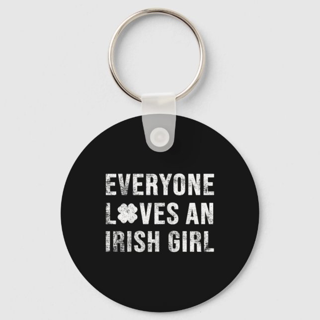 Porte-clés Tout Le Monde Aime Une Irlandaise (Recto)