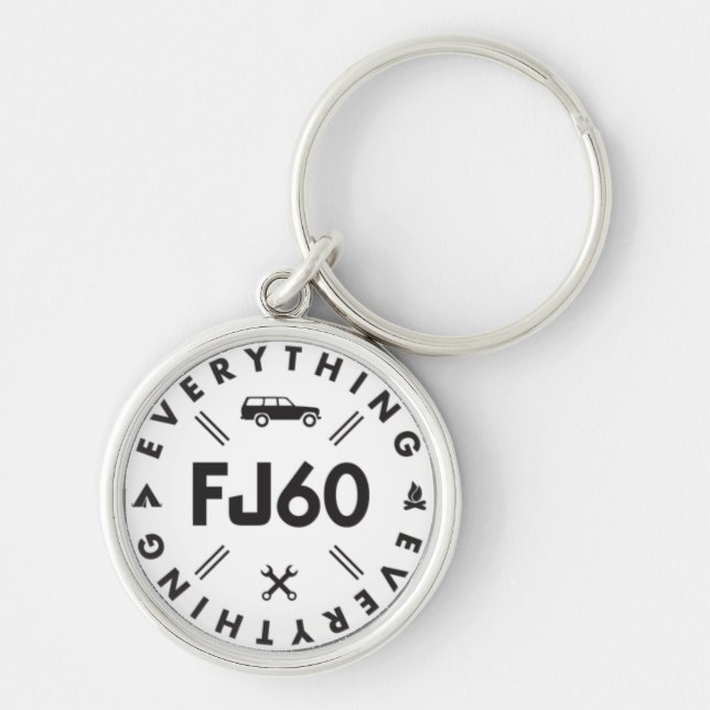 Porte-clés Tout porte - clé du logo FJ60 (Devant)