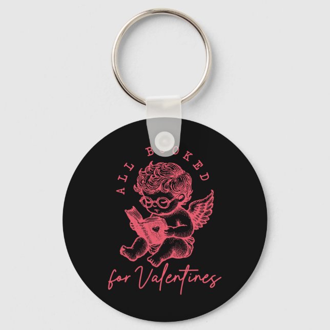 Porte-clés Tout Réservé Pour La Saint-Valentin Drôle Cupidon  (Recto)