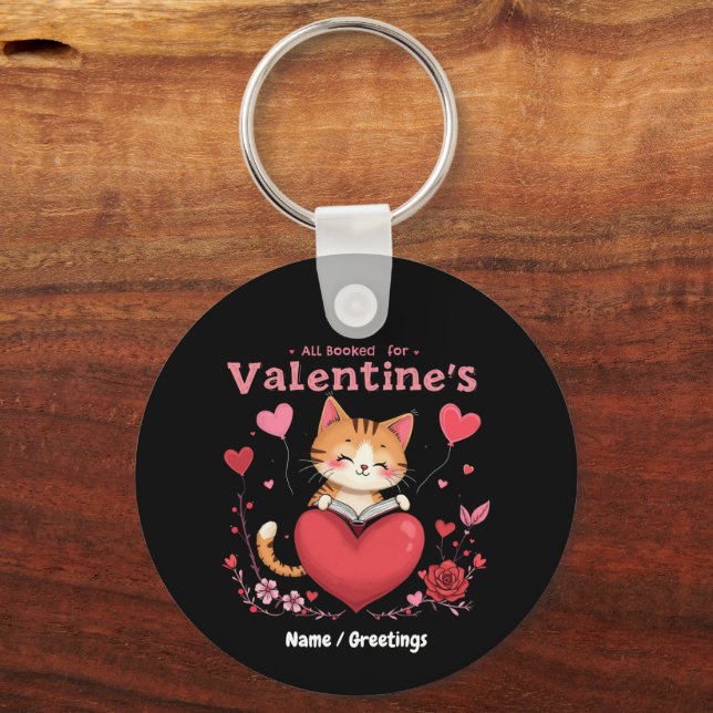 Porte-clés  Tout réservé pour la Saint-Valentin Un parfait jo (Recto)