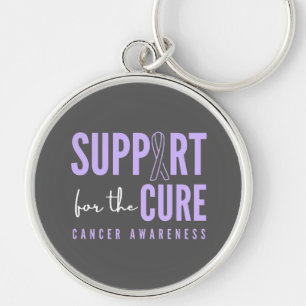 Porte-clés toute la sensibilisation au cancer. soutien. guéri