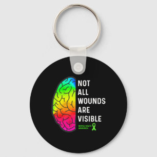 Porte-clés Toutes les blessures sont visibles - Sensibilisati