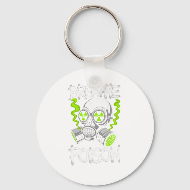 Porte-clés Toxic Skull Drifter Sticker  (Recto)