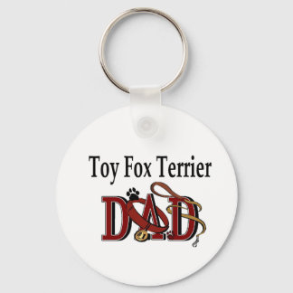 Porte-clés Toy Fox Terrier Papa Cadeaux