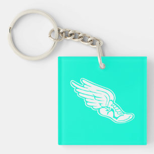 Porte-clés Track Logo Porte - clé avec nom Turquoise