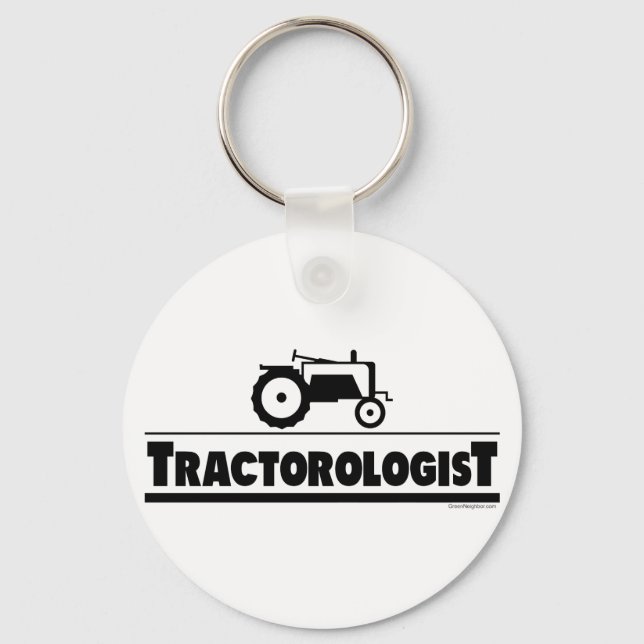 Porte-clés Tractorologue - Tracteur (Recto)