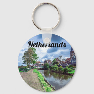 Porte-clés Traditional fishing village Marken, Netherlands