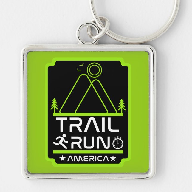 Porte-clés Trail Running America (Devant)